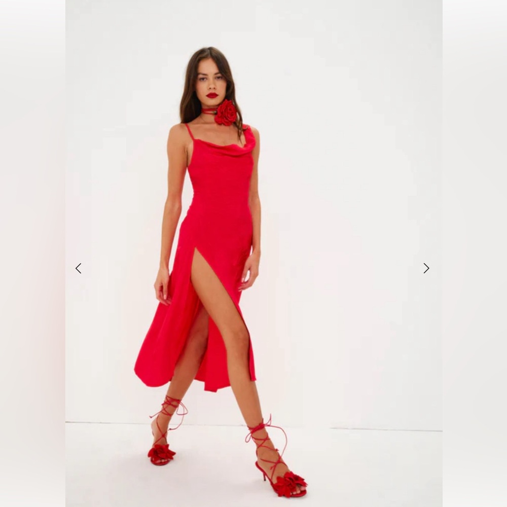 FOR LOVE AND LEMONS Ilana Midi Dress
